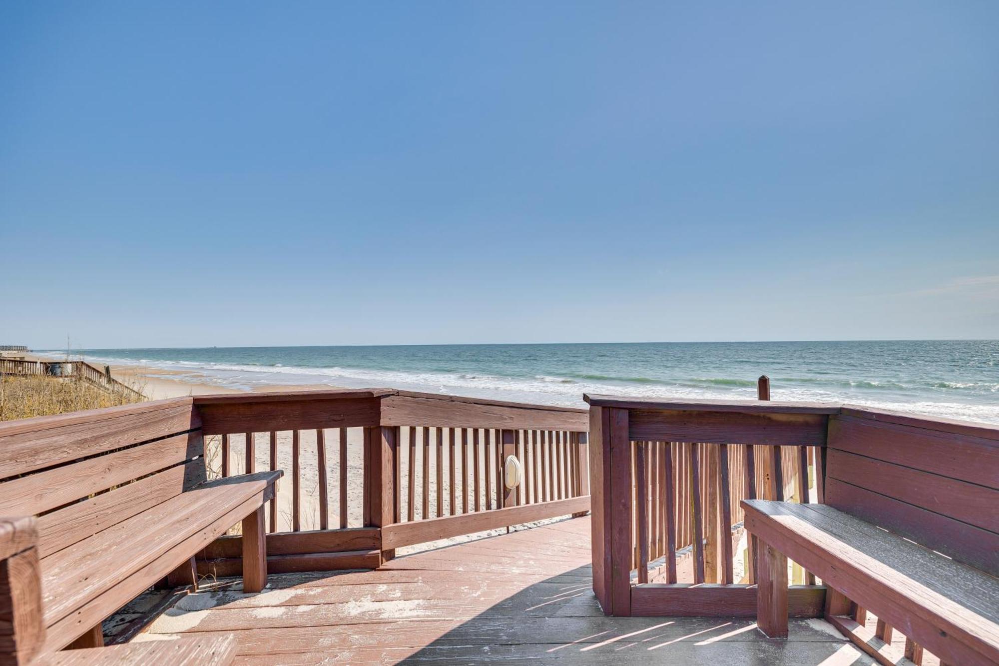 Steps To The Beach Oceanfront Condo With Lanai! 노스 톱세일 비치 외부 사진