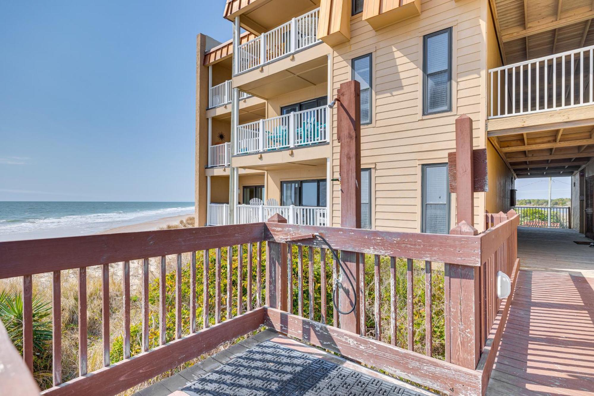 Steps To The Beach Oceanfront Condo With Lanai! 노스 톱세일 비치 외부 사진